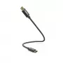 Hama 00201604 USB kábel USB 2.0 0,2 m USB C čierny