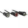 Hama 00205111 Audio kábel 3 m 3,5 mm 2 x RCA čierny