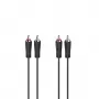 Hama 00205257 Audio kábel 1,5 m 2 x RCA čierny