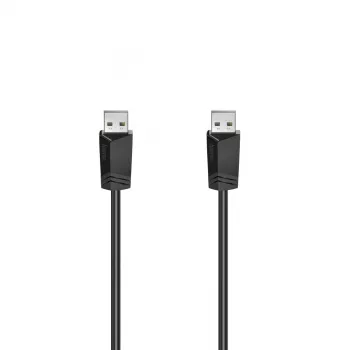 Hama 00200601 USB kábel USB 2.0 1,5 m USB A čierny