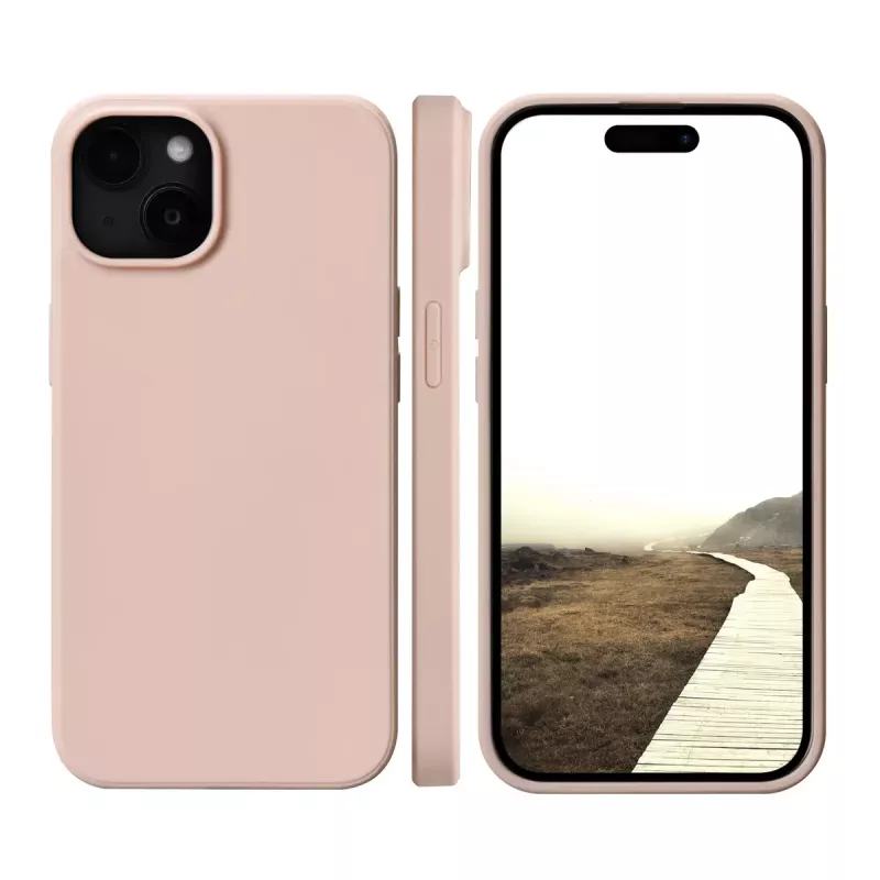 Puzdro dbramante1928 iPhone 15 Pink sand Monochromatic