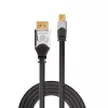 Lindy 0,5m CROMO Mini DisplayPort na DisplayPort kábel, 0,5 m, Mini DisplayPort, DisplayPort, konektor samec, konektor samec, 4096 x 2160 pixelov