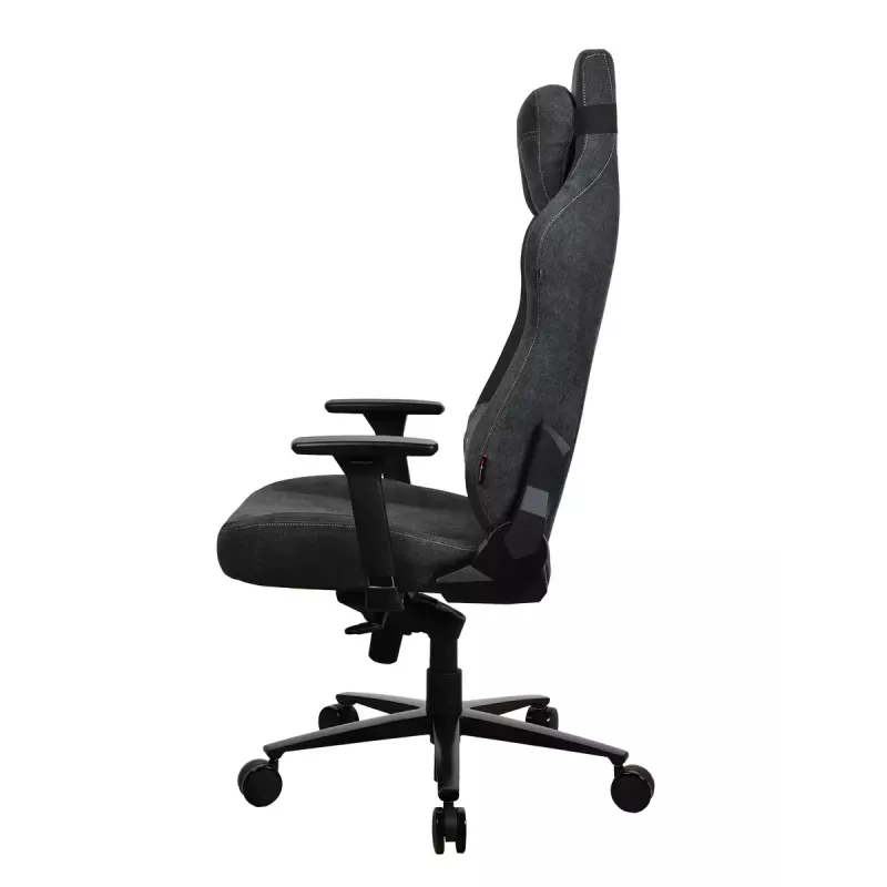Herná stolička Arozzi Vernazza XL Softfabric tmavosivá ergonomický dizajn