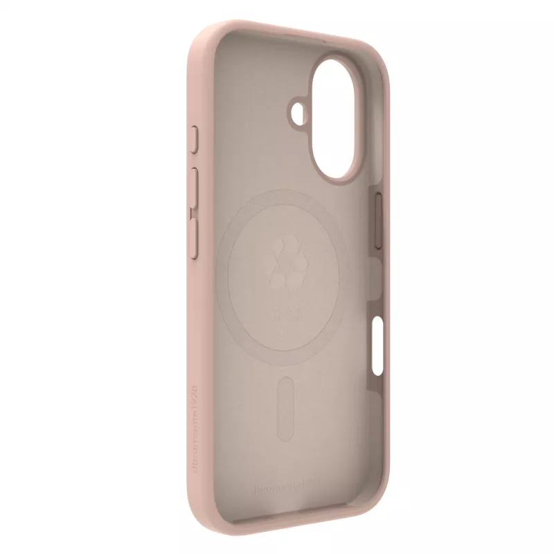dbramante1928 Monaco MagSafe MO61PISA6314 zadný kryt pre Apple iPhone 16, silikón/plast, Pink Sand
