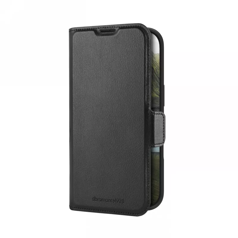 dbramante1928 Oslo Pro - iPhone 16 Pro - čierna, Folio, Apple, iPhone 16 Pro, 16 cm (6,3 palca), čierna