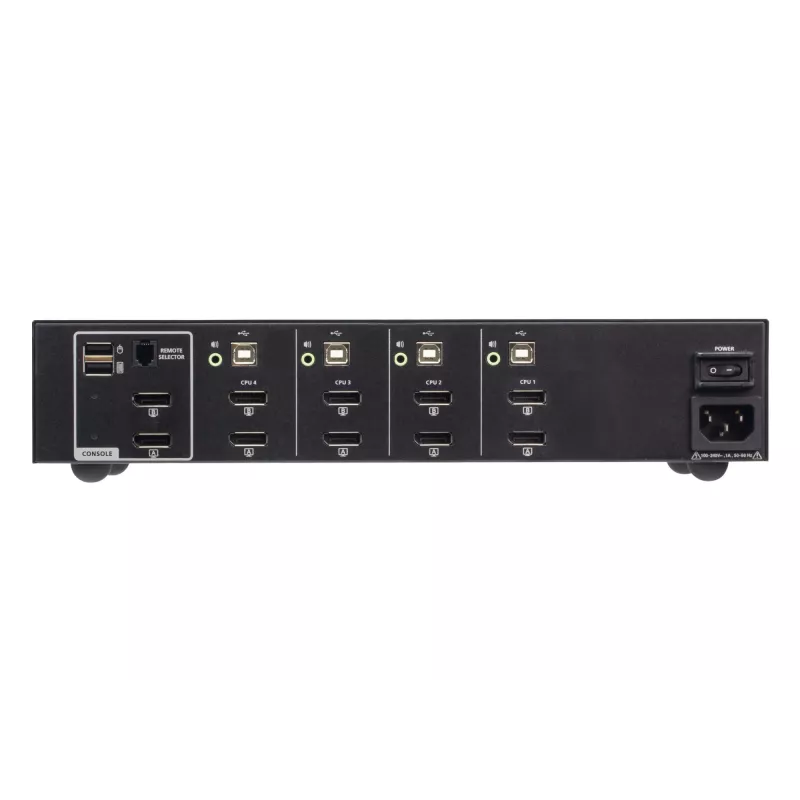 ATEN 4-portový USB DisplayPort Dual Display Secure KVM prepínač (PSD PP v4.0 konformný)