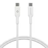Kábel USB-C na USB-C 1 m d bramante re-charge — USB 2.0, biely