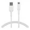 dbramante1928 re-charge – kábel 1 m USB-A na USB-C – W, 1 m, USB A, USB C, USB 2.0, 0,48 Gbit/s, biely