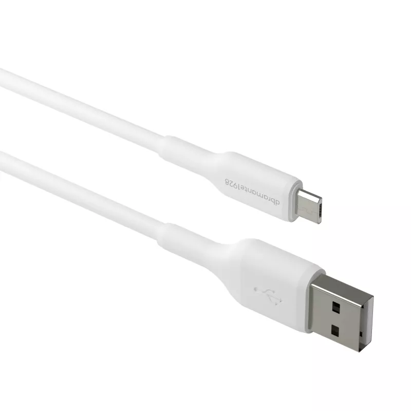 dbramante1928 re-charge – kábel 1 m USB-A – Micro-USB – W, 1 m, USB A, Micro-USB A, USB 2.0, 0,48 Gbit/s, biely