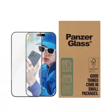 PanzerGlass ® ochranná fólia displeja iPhone 16 Pro | Ultra-Wide Fit | BULK