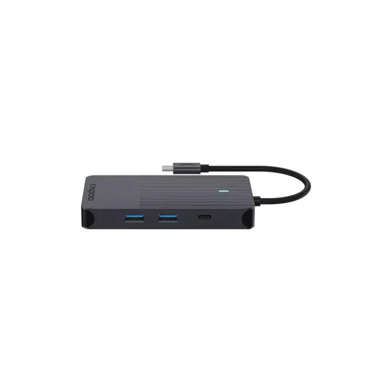 Rapoo UCM-2005 rozširujúca karta/adaptér 3,5 mm DisplayPort HDMI RJ-45 USB 3.2 Gen 1 USB Type-C