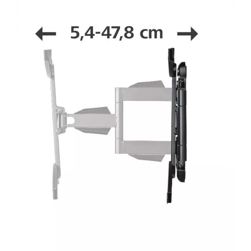 Hama TV držiak na stenu, otočný, naklápací, výsuvný, 191 cm (75) do 45 kg