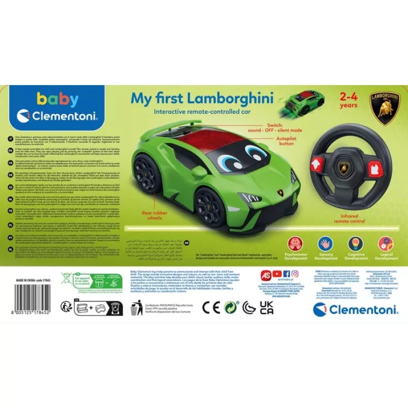 Baby My First Lamborghini, auto, 2 rok(y) Baby My First Lamborghini. Typ: auto, Odporúčaný vek (min.): 2 rok(y), So zvukom
