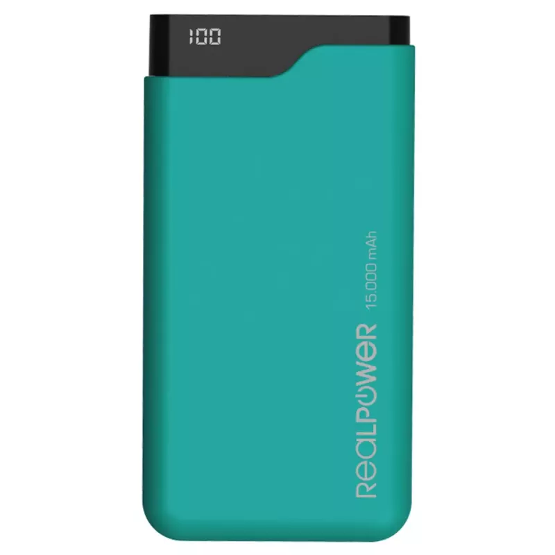 Prenosná nabíjačka RealPower PB-15000C 15000 mAh