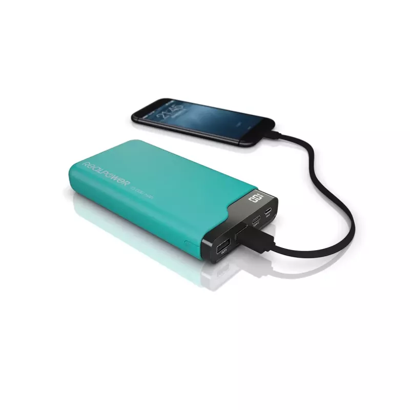 Prenosná nabíjačka RealPower PB-15000C 15000 mAh