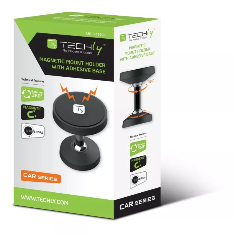 Techly I-SMART-UNI7 držiak pasívny držiak mobilný telefón/smartfón čierny
