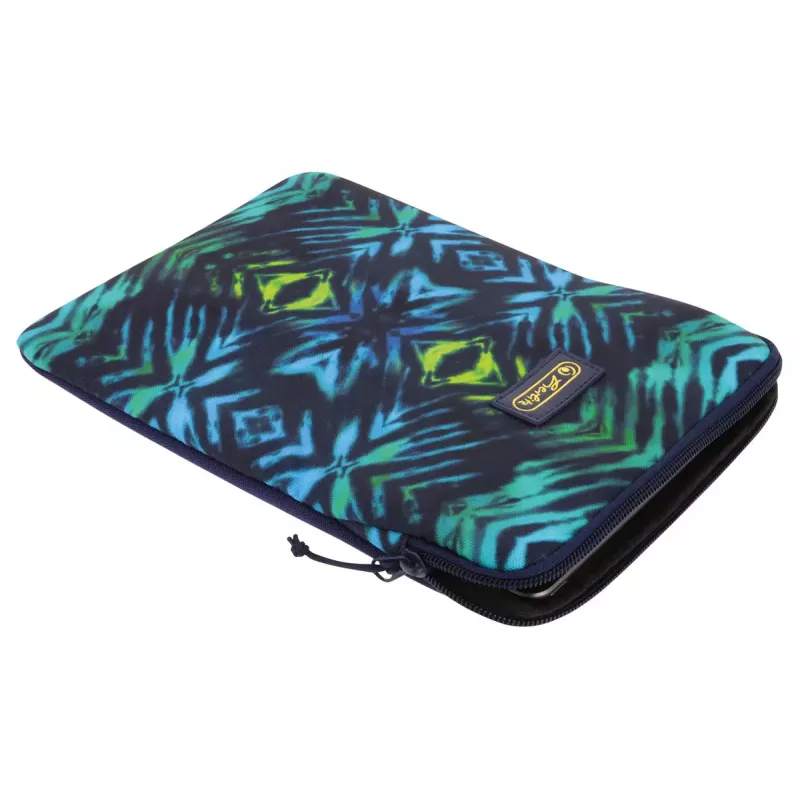 Puzdro na notebook Herlitz New Batik 26,7 cm čierna modrá zelená