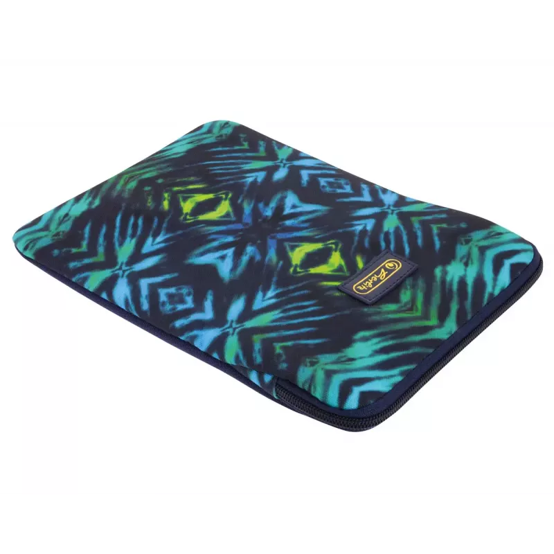 Puzdro na notebook Herlitz New Batik 26,7 cm čierna modrá zelená