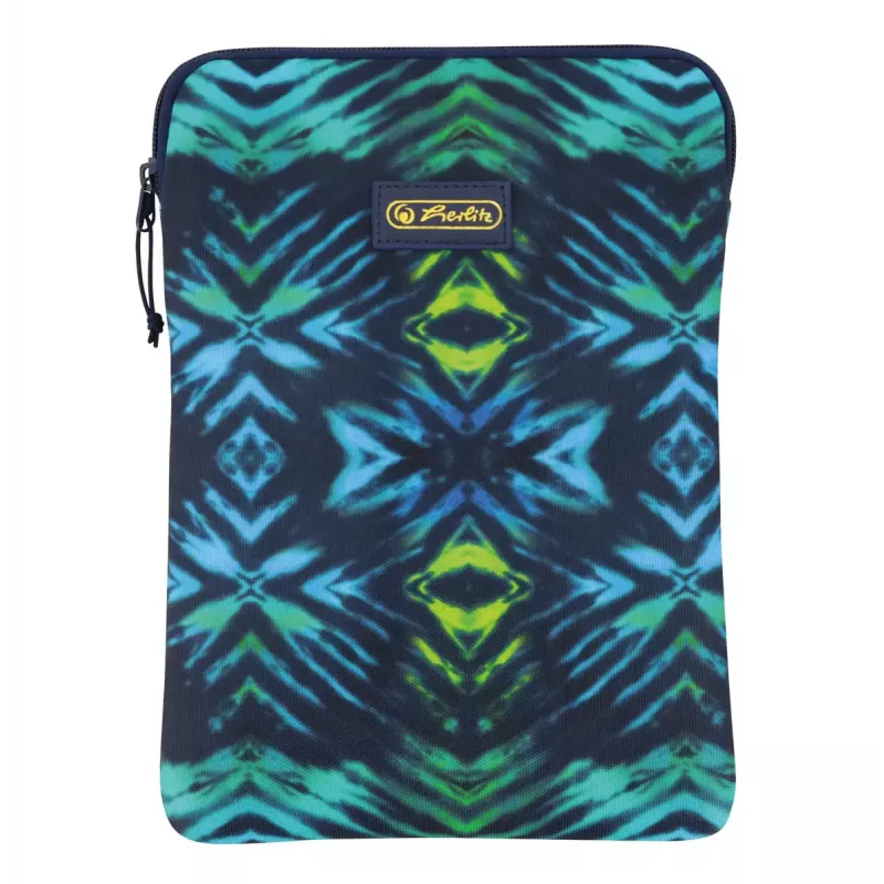 Puzdro na notebook Herlitz New Batik 26,7 cm čierna modrá zelená