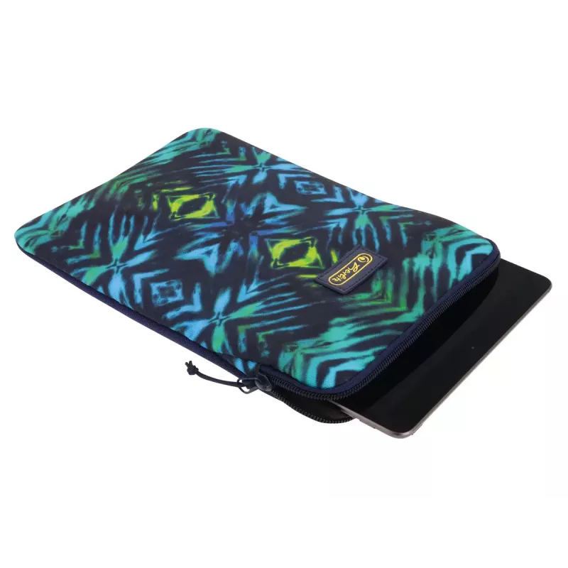 Puzdro na notebook Herlitz New Batik 26,7 cm čierna modrá zelená
