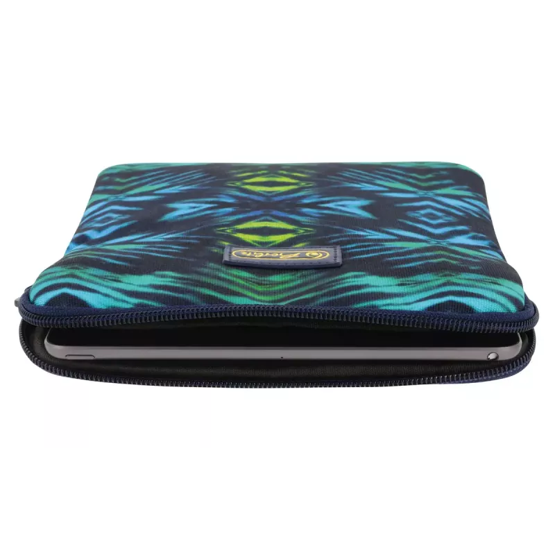 Puzdro na notebook Herlitz New Batik 26,7 cm čierna modrá zelená