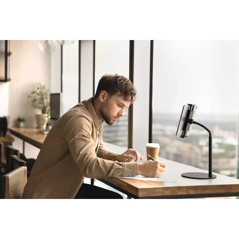 Aktívny držiak Durable TWIST 894101 pre mobilný telefón smartphone tablet UMPC čierny