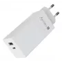 Techly IPW-PD100W-WH mobilná nabíjačka powerbanka, smartphone, tablet, univerzálna biela AC rýchle nabíjanie interiérová