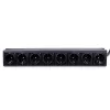Lindy 73025 jednotka rozvodu napájania (PDU) 8 AC výstupov 1.5U čierna