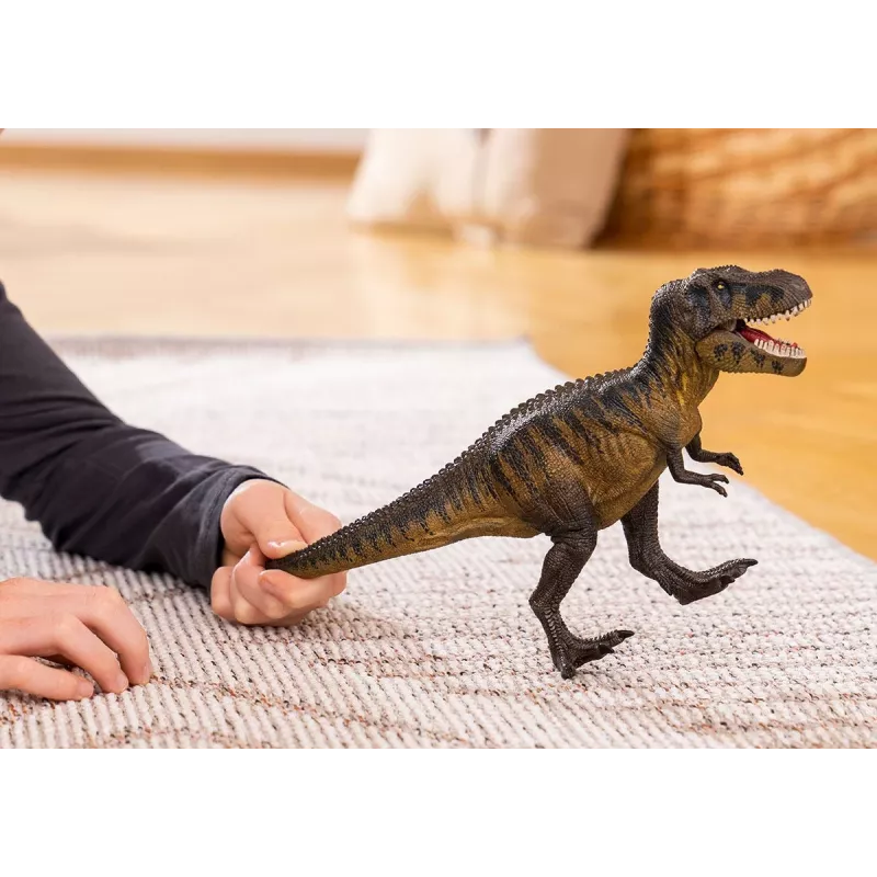 schleich Dinosaurs Tarbosaurus, 4 roky, Die Welt erobern, dinosaury a sopka, hnedá, plast