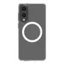 dbramante1928 Greenland Pro Qi2 GPEDNIBL6786 zadný kryt pre Samsung Galaxy S25 Edge, kompatibilný s MagSafe, plast, priehľadný