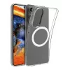 dbramante1928 Greenland Pro Qi2 GPEDNIBL6786 zadný kryt pre Samsung Galaxy S25 Edge, kompatibilný s MagSafe, plast, priehľadný