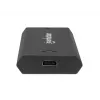 Manhattan M.2 NVMe SSD puzdro, USB-C konektor samica, 10 Gbit/s (USB 3.2 Gen2 alias USB 3.1), UASP kompatibilné, SuperSpeed+ USB, hliník, čierna, trojročná záruka
