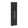 Manhattan M.2 NVMe SSD puzdro, USB-C konektor samica, 10 Gbit/s (USB 3.2 Gen2 alias USB 3.1), UASP kompatibilné, SuperSpeed+ USB, hliník, čierna, trojročná záruka