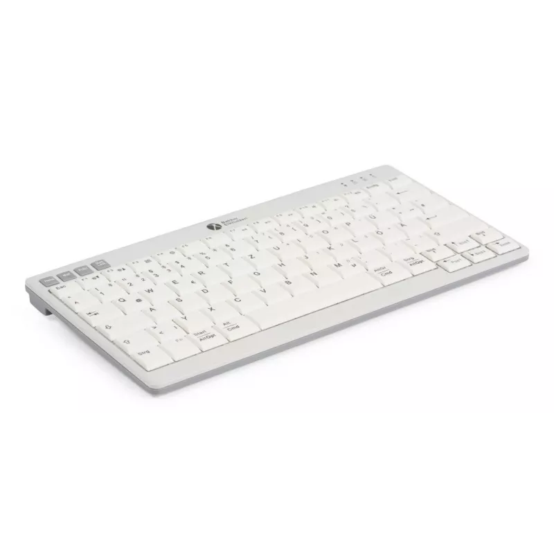 BakkerElkhuizen UltraBoard 950 V2 Wireless UK Qwerty, Tenkeyless (80 - 87%), káblová & bezdrôtová, USB + Bluetooth, nožnicové spínače, QWERTY, tmavosivá, svetlosivá