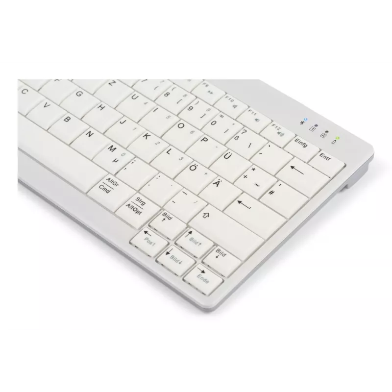 BakkerElkhuizen UltraBoard 950 V2 Wireless UK Qwerty, Tenkeyless (80 - 87%), káblová & bezdrôtová, USB + Bluetooth, nožnicové spínače, QWERTY, tmavosivá, svetlosivá