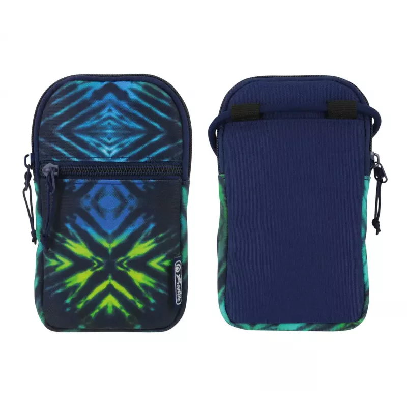 Puzdro Herlitz New Batik na mobil univerzálne Čierna Modrá Zelená