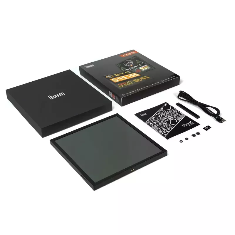 Digitálny fotorámik Divoom Pixoo64 čierna Wi-Fi 64x64 RGB LED
