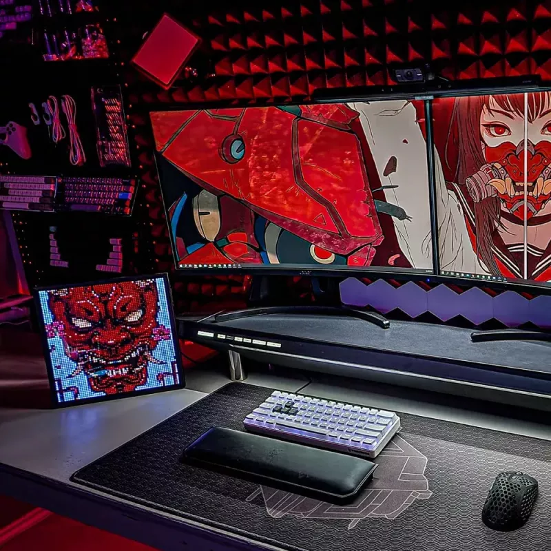 Digitálny fotorámik Divoom Pixoo64 čierna Wi-Fi 64x64 RGB LED