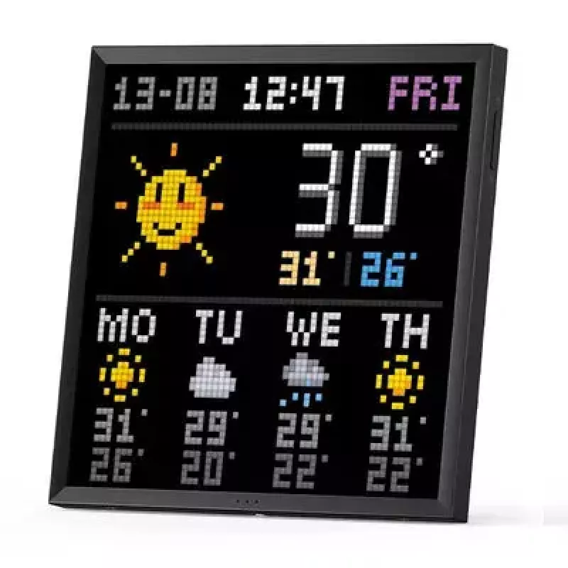 Digitálny fotorámik Divoom Pixoo64 čierna Wi-Fi 64x64 RGB LED