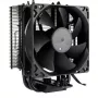 Vzduchový chladič INTER-TECH 4P90 Pro Bulk, 92 mm ventilátor, hydraulické ložisko, 12 V, podporuje AM5/AM4/AMD a viacero Intel socketov, čierny
