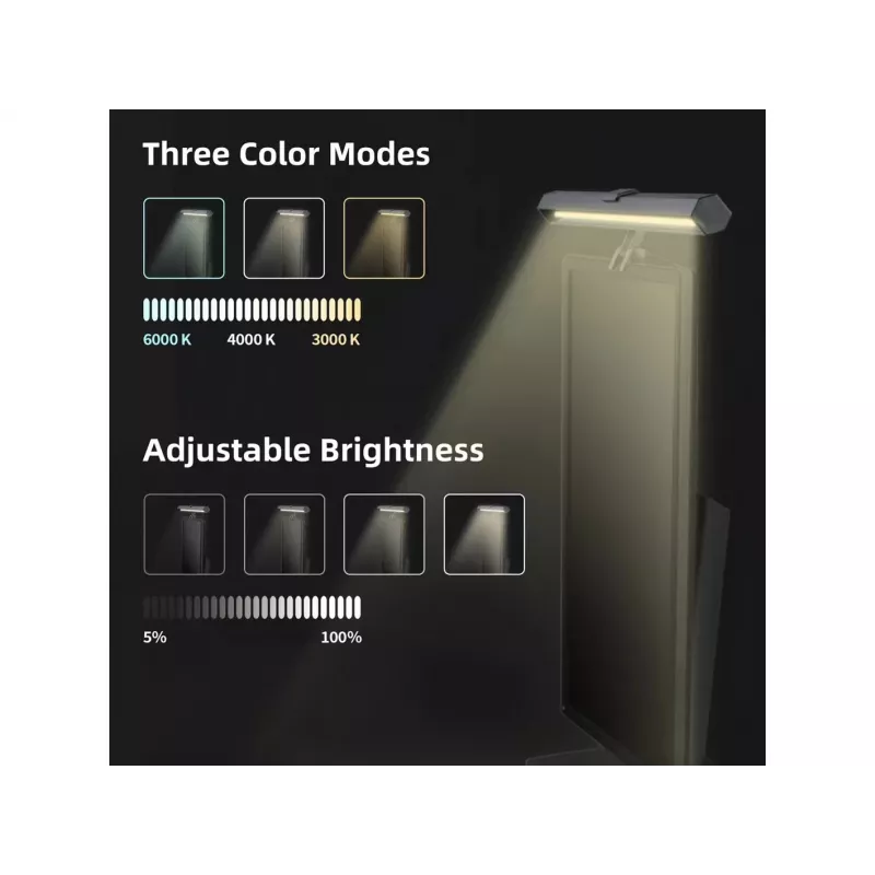 Equip monitor USB LED lampa s dotykovým ovládaním