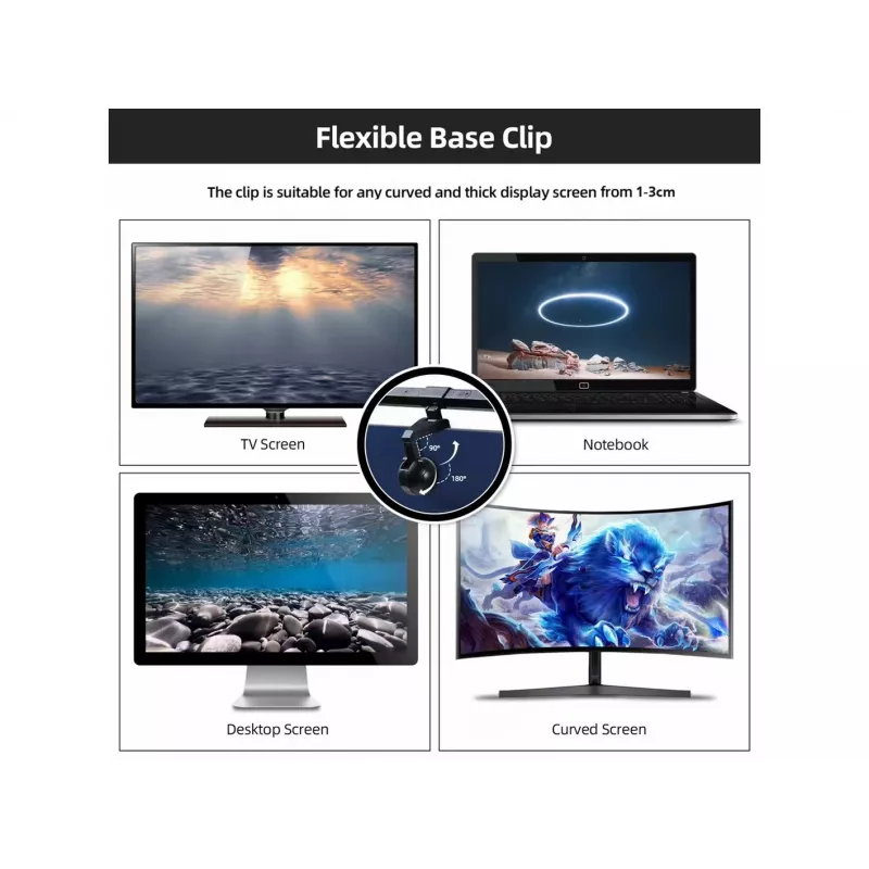 Equip monitor USB LED lampa s dotykovým ovládaním
