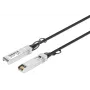Intellinet 508384 pasívny twinax kábel 10G SFP+ na priame pripojenie, 0,5 m, čierny