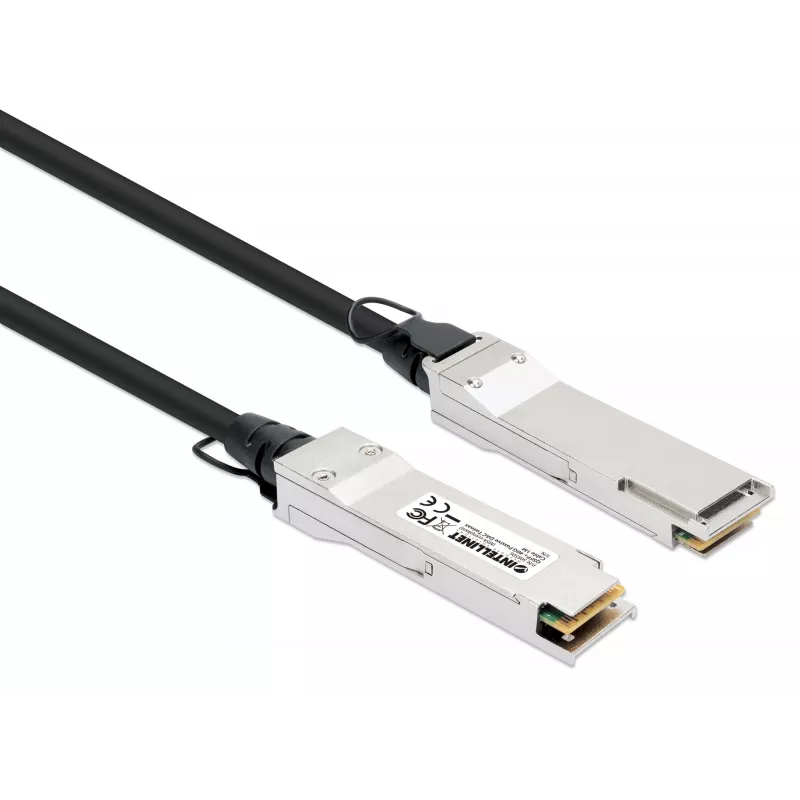 Intellinet 508506 pasívny kábel DAC Twinax 40G QSFP+, kompatibilný s MSA, 1 m