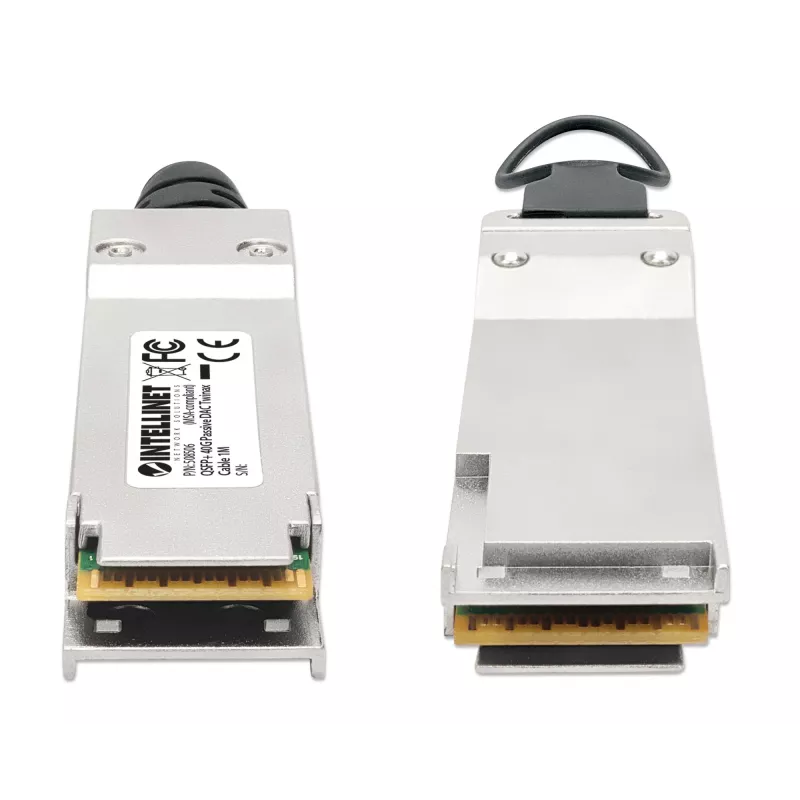Intellinet 508506 pasívny kábel DAC Twinax 40G QSFP+, kompatibilný s MSA, 1 m