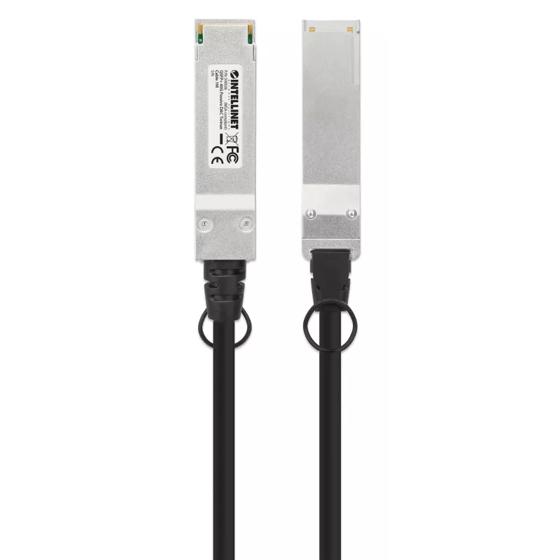 Intellinet 508506 pasívny kábel DAC Twinax 40G QSFP+, kompatibilný s MSA, 1 m