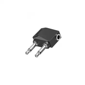 Hama 00205192 káblový adaptér 2 x 3,5 mm 3,5 mm čierny, strieborný