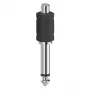 Hama 00205188 káblový adaptér RCA 6.3 čierny, strieborný