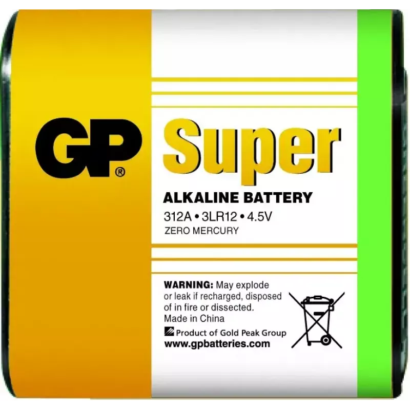 GP Batteries Super Alkaline 4.5V jednorazová batéria alkalická hranolová