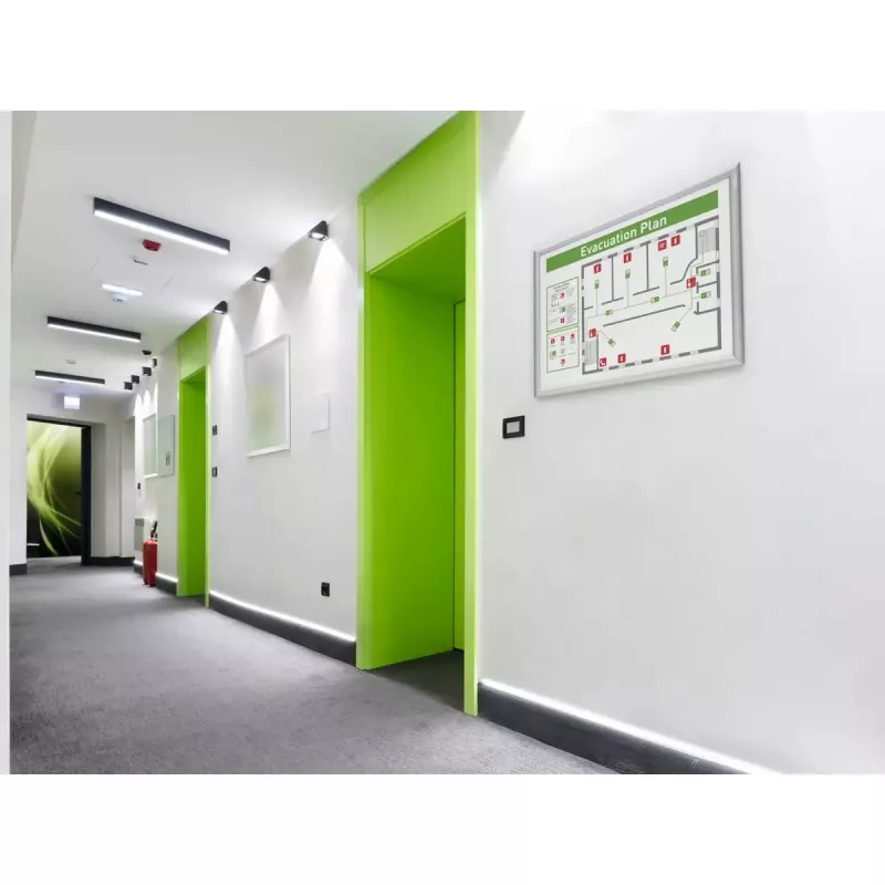 Nástenný rám Durable 500823 450x625mm obdĺžnikový strieborný hliník